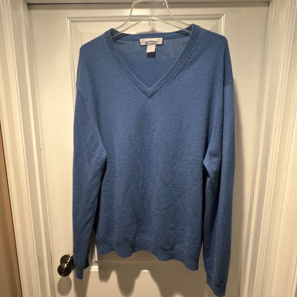 Stafford 100% Cashmere V-Neck